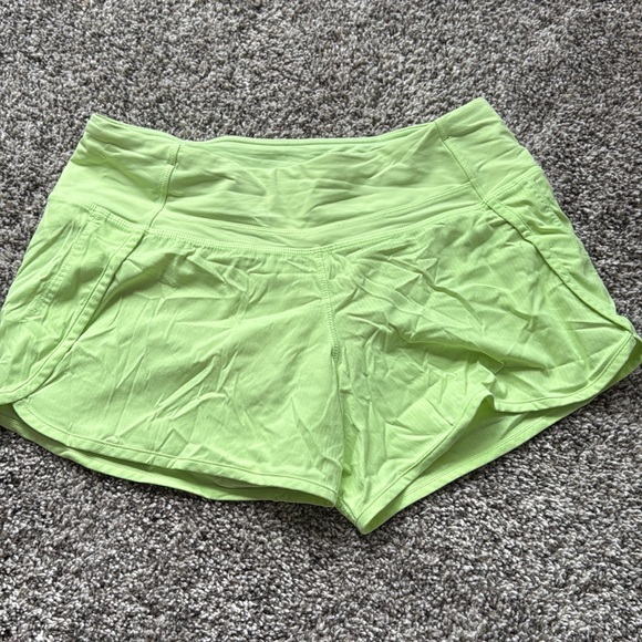 lululemon athletica Pants - Lululemon Women's Lime Green Shorts